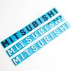 Car Head Hood Letter Logo Words Emblem Decals Sticker For Mitsubishi Outlander ASX Eclipse Cross Pajero Lancer EVO Delica Triton
