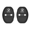 RYYX4 2/4PCS Silicone Car Door Lock Protector Cover Buckle Auto Accessories For Skoda Octavia Kamiq Fabia Kodiaq Rapid Karoq Scala S