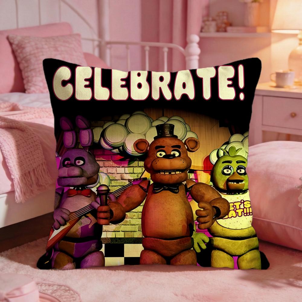 Чехол на подушку для игры Five Nights At Freddys Премиальный комфорт Двусторонний чехол для подушки Дизайн «Два в одном» Для любой комнаты Салона автомобиля