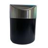 Dust-proof Mini Flip Trash Can Stainless Steel Creative Storage Bin Desktop Trash Can  Makeup Brush