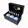 Luxury Leather Golf Gift Set, Custom High Quality Divot Tool, Golf Balls and Tees Storage Box, Premium Golf Souvenir Present