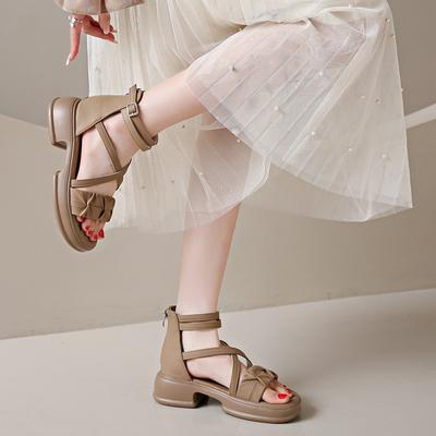 Повседневные женские сандалии в стиле ретро