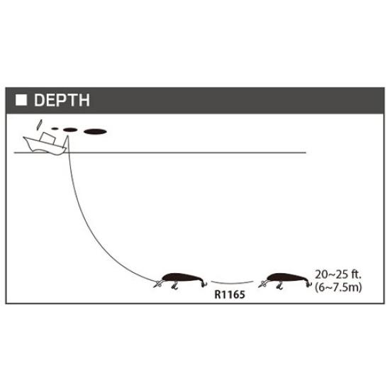 Приманка Троллинг 3D Magnum DD F 180мм CPFF 90г Рыба YO-ZURI Вес R1165-CPFF-Летающий