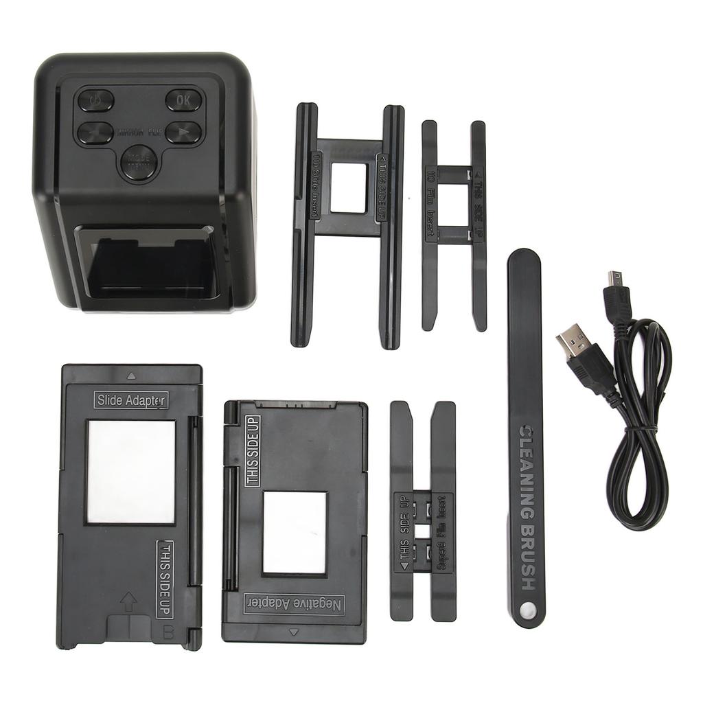 Film Slide Scanner Convert 135 126 110 Films Slides To Negatives Color Black White JPG Photos 22MP with 2.0in LCD Screen