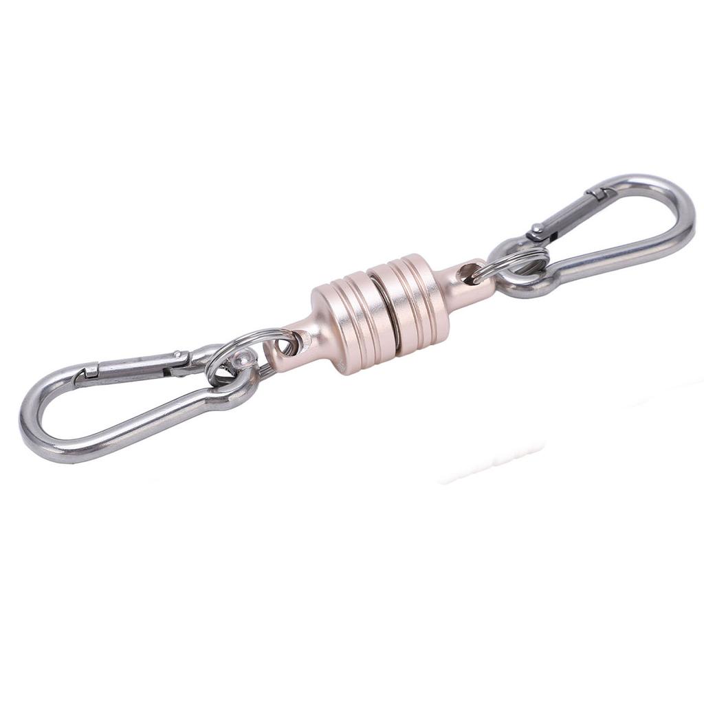 MagConnect 2KG Магнитный отсоединяемый разъемный брелок Надежное крепление ключей к сумке Легкий доступ к ключам Серебристый