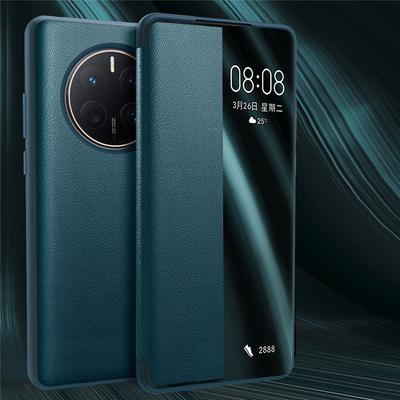 Магнитный откидной чехол, кожаный чехол для телефона для Huawei P50 Pro P40 Lite P30 Honor 50 Nova 9 8 7 Mate 50 40 30 RS, противоударный чехол Smart View