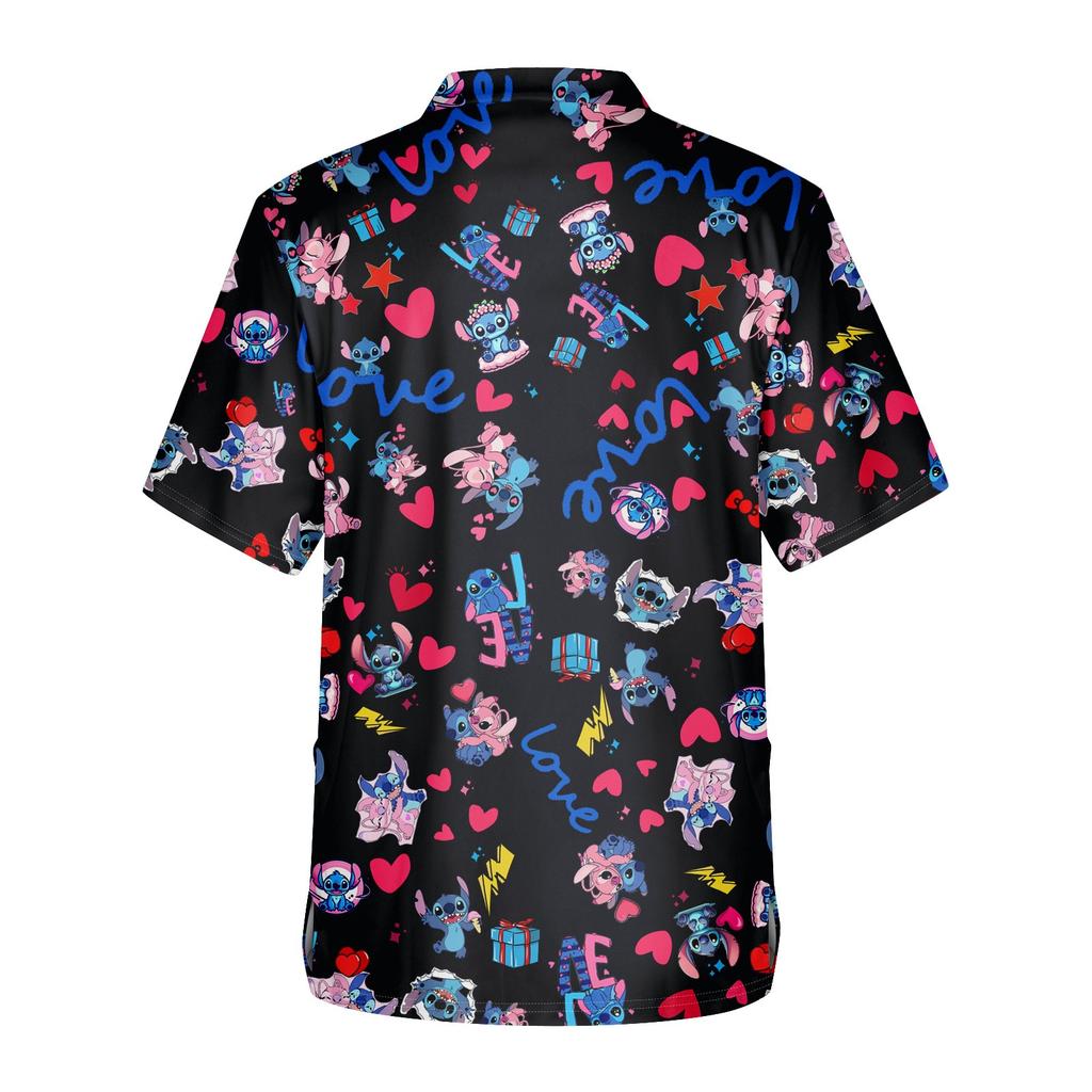 Мужской топ с коротким рукавом и V-образным вырезом с принтом нагрудного кармана