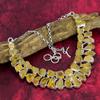 Rough Citrine Necklace Handmade Jewelry, 925 Solid Sterling Silver Designer Necklace Gemstone Jewelry, For Memorial Day