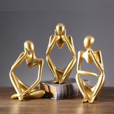 Скандинавская статуэтка Мыслителя, украшение для гостиной, ТВ-тумбы, винного шкафа, офисного стола