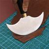 Профессиональное полукруглое лезвие из кожи DIY Кожевенное ремесло Ручная работа Деревянная ручка Режущий инструмент для раскройки и снятия фаски Резак