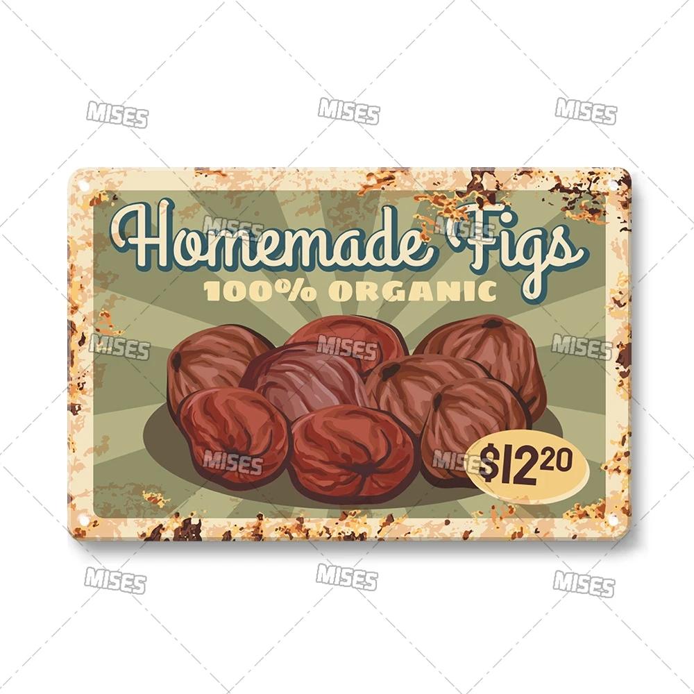 Food Metal Sign Kitchen Metal Poster Home Garage Man Cave Industrial Decor High-Quality Decorative Plate Metal Plaque