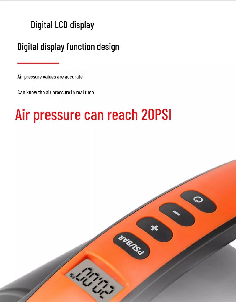 12В Насос высокого давления для каяков, надувных изделий и рыболовных платформ