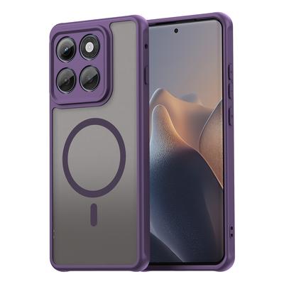 Чехол для телефона Motorola Moto Edge 2025 с поддержкой MagSafe, Магнитный противоударный чехол MagSafe, Гибридный чехол-бампер для Motorola Moto Edge 2025