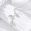 Necklace Flower Attractive Charming Skin-Friendly Pendant Exquisitely Polished Clothing Accessories Delicate Fashion