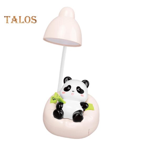 Светодиодная настольная лампа Panda Night Light с ящиком для чтения, регулируемая яркость, перезаряжаемая настольная лампа Panda для детской комнаты, спальни