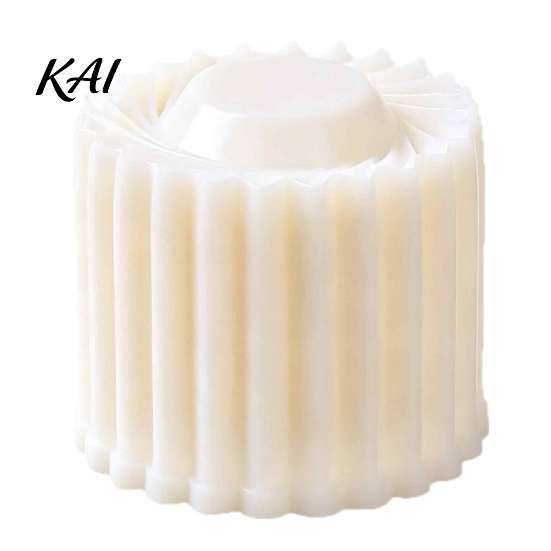 Hand Press Mooncake Mold Sunflower Pattern Round Mold, Double Ended Plastic Pastry Easy Clean Baking Tool, Dough Embosser for Homemade Cookies