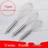 Stainless Steel Handheld Whisk - Egg Beater & Cream Whipper
