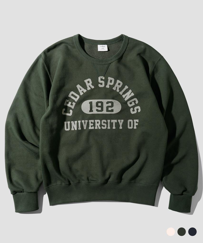 PERSTEP Cedar Heavyweight Sweatshirt Dark Green Jumt4688