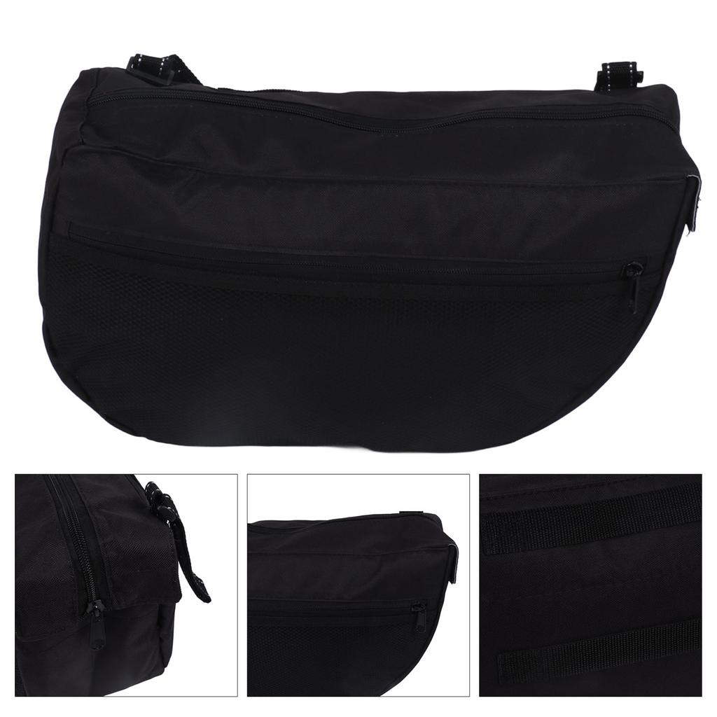 Боковая сумка-седло для коляски с регулируемым ремнем, предотвращающая скольжение, водонепроницаемый органайзер для детской коляски с карманом для путешествий