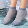 5Pairs Summer Women Cotton Short Socks White Black Gray Breathable Ankle Low Cut Casual Socks