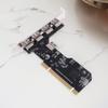 5-портовый USB 2.0 PCI-хаб, карта расширения, 480 Мбит/с, внутренняя USB 2.0 PCI-карта, карта-конвертер для настольного ПК, чипсет NEC720101
