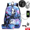 Football Printed Student Backpack Multifunctional Usb Interface Large Capacity Leisure Travel Backpack