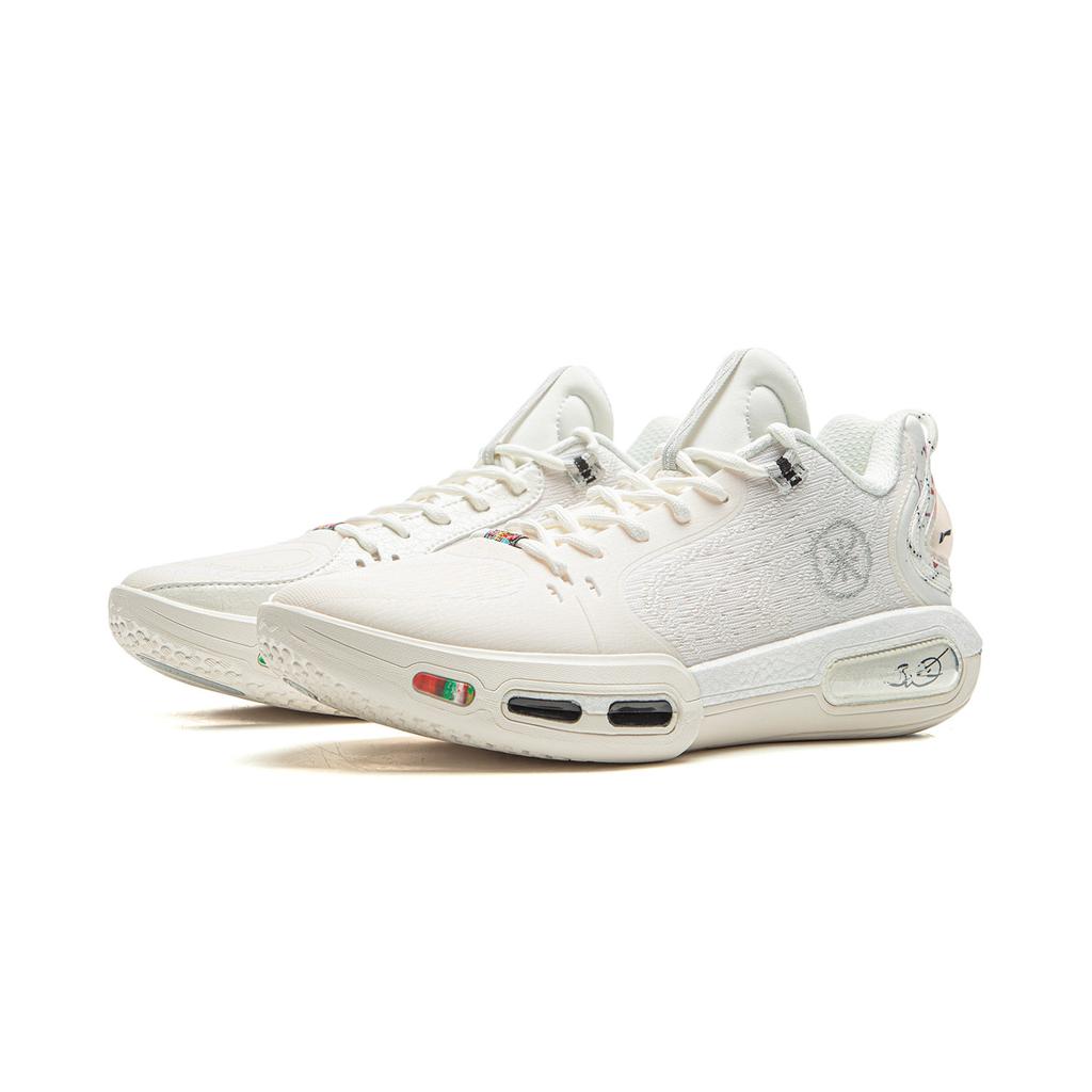 Li Ning Амортизирующие Скользкие Устойчивые к истиранию Дышащие Упругие Сцепление Низкие Баскетбольные Кроссовки Мужские ABPV011-1