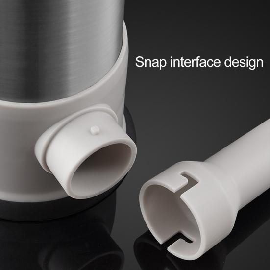 1 Set Sausage Maker Stainless Steel Sausage Stuffer with 4 Nozzles Efficient Sausage Stuffing Equipment for Home Kitchen