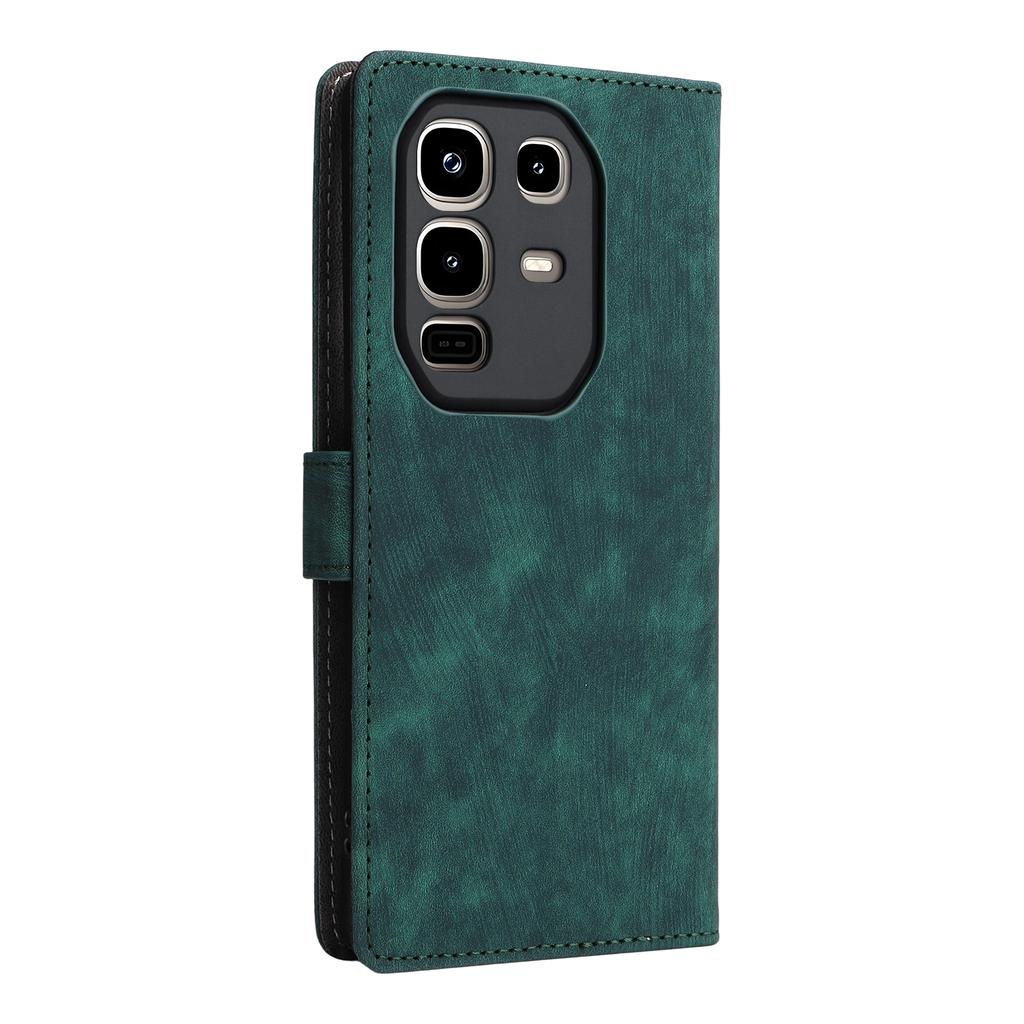 Для Infinix Note 50 Pro+ 5G Чехол-кошелек с RFID-блокировкой из ПУ кожи Чехол для телефона с подставкой и ремешком