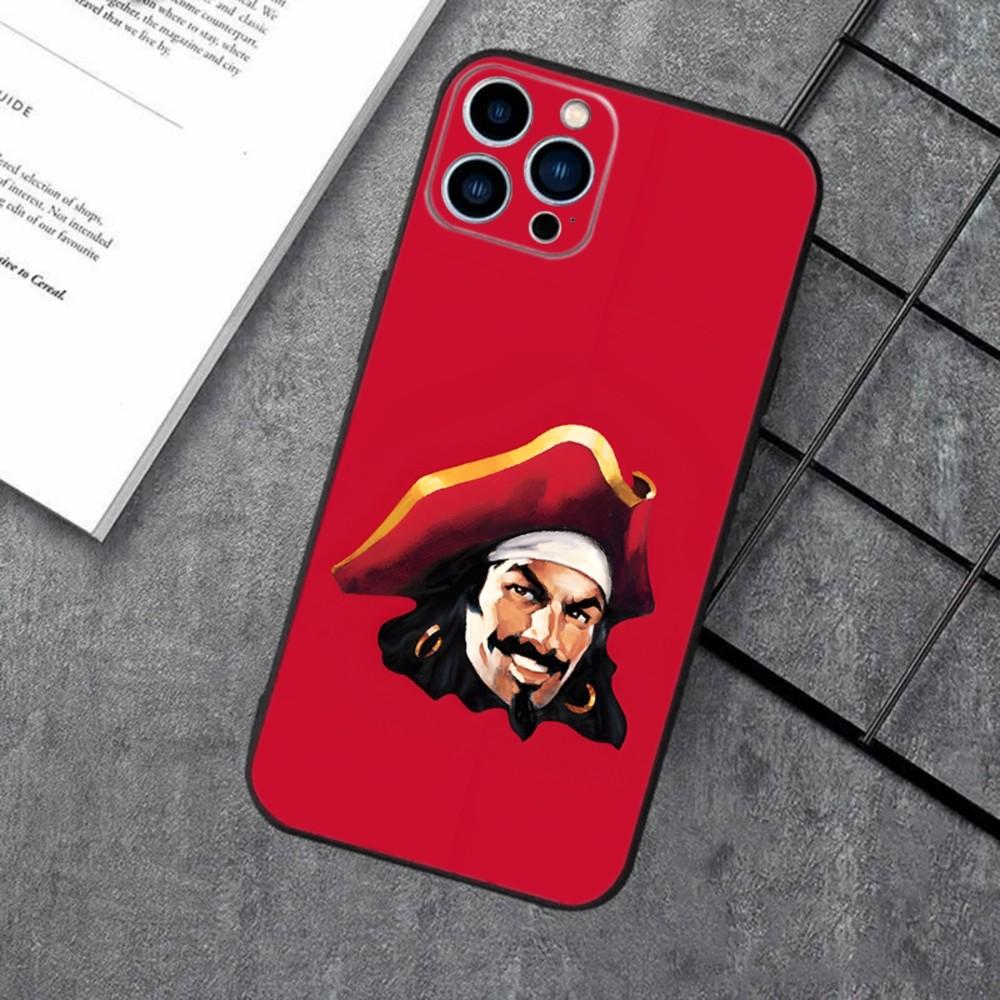 Alcohol Pirate Captain Morgan Rum Phone Case For iPhone 16,15,14,13,12,11,XS,XR,X,8,7,Pro,Max,Plus,mini Silicone Black Cover