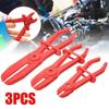 3pcs Nylon Hose Clamp Tool Set Brake Fuel Water Line Clamp Plier Hands Free Tool Car Repair Tools Hose Pliers
