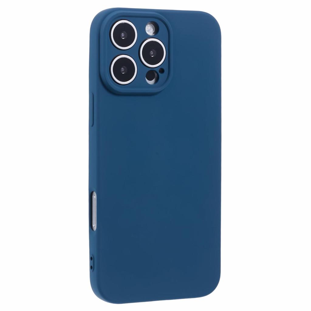 For iPhone 16 Pro Case Precise Cutouts TPU Fiber Lining Shockproof Phone Cover