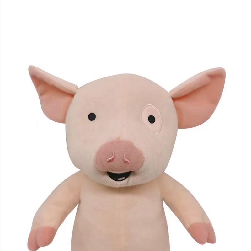 New If You Give A Mouse A Cookie Plush Toy Pink Pig Mouse Children's Picture Book Toy