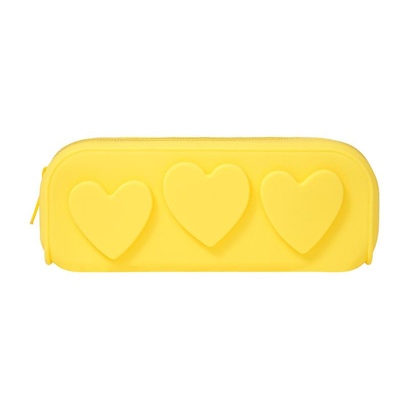 Пенал для хранения канцелярских принадлежностей, мини-силиконовый водостойкий чехол для ручек, дорожная сумка на молнии для женщин и девочек, обратно в школу