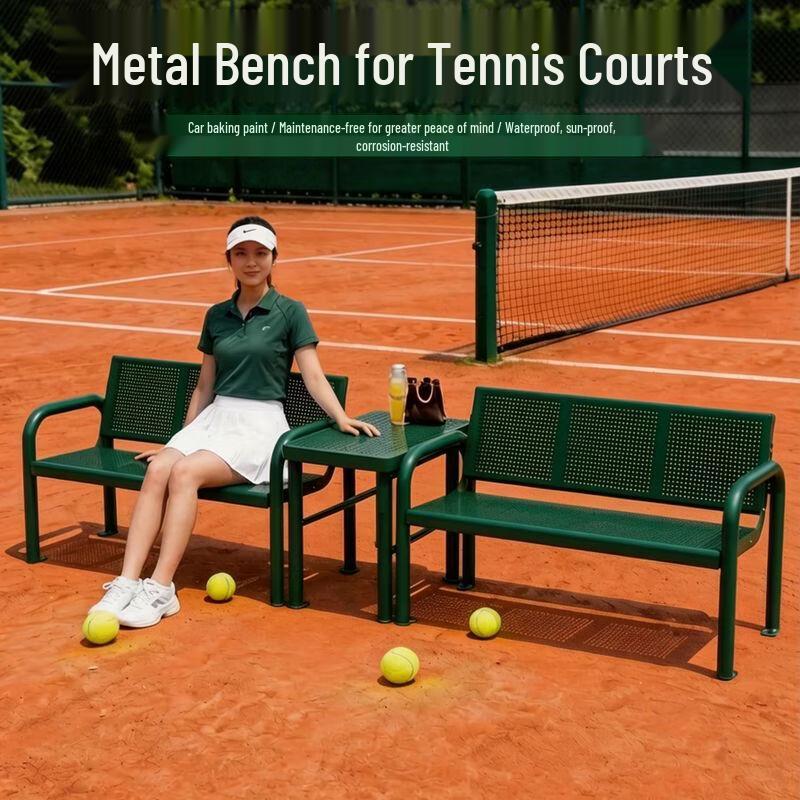 Outdoor Park Bench with Sunshade