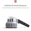 Xiaomi HUOOU мини-точилка для ножей, фиксируемый точильный камень, тройное колесо, точильный камень, точилки, портативный инструмент для заточки
