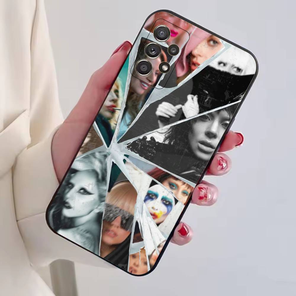 Чехол для телефона S-Singer L-Lady Gaga Для Samsung S25,S24,S21,S22,S23,S30,Ultra,S20,Plus,Fe,Lite,Note,10, Черный Чехол