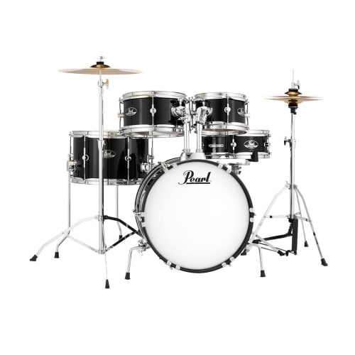 Pearl ROADSHOW JR. Junior Size Drum Set, Jet Black, RSJ465/C #31