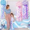 Ocean Theme Jellyfish Paper Ball Paper Hanging Lantern Cartoon Mermaid Paper Lanterns  Baby Shower