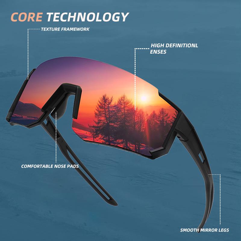 Европейские и американские модные солнцезащитные очки с защитой от УФ-лучей для велоспорта и занятий спортом на открытом воздухе, для пеших прогулок и альпинизма