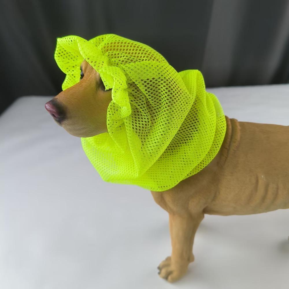 Anti-mosquito Pet Dog Earmuffs Mesh Ear Protective Cover Pet Snood  Ear Protection
