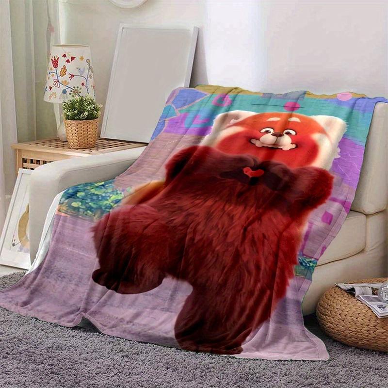 1pc, Cute Red Panda Blanket Perfect for Home Decor, Couch Blanket, Travel, Camping, Office Nap