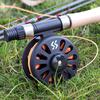 Fly Fishing Rod and Reel Combo 4-Piece Fly Fishing Rod 5/6wt Fly Reel Fly Fishing Line Lure Full Kit Fishing Rods