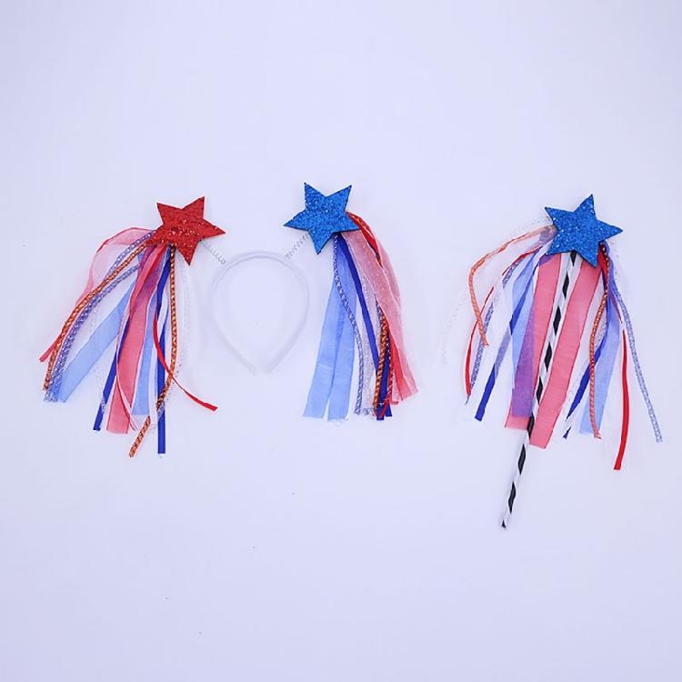 Julycostume Повязки на голову Блестящая палочка Звезда Julycostume Палочка Головной убор