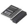 Модуль безопасности TPM2.0 18-контактный для материнской платы ASROCK LPC-карта для тестирования обновления на WIN11 Черный