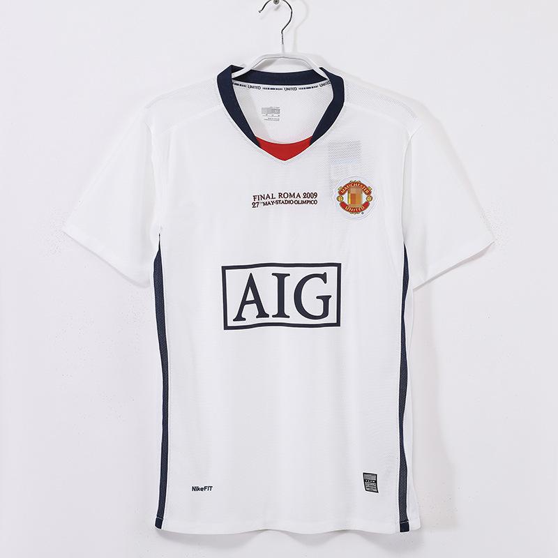 Red Devils 0406 Manchester United Premier League Jersey No. 7 C Ronaldo Long Short Sleeve  Rooney 08-09 Champions League Edition Manchester United