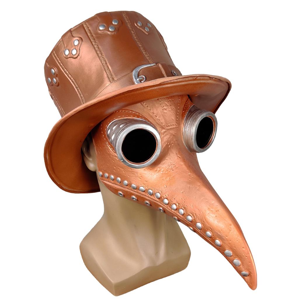 Plague Doctor Beak Mask Halloween Steampunk Mask Crow Beak Bird Beak Mask punk