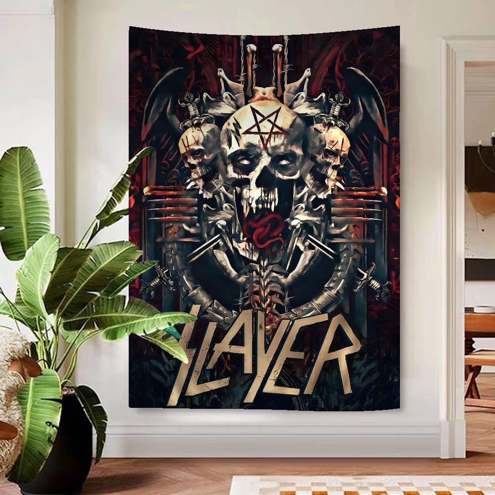 Slayer Хэви-метал Рок-группа Альбом Гобелен Художественная Печать Искусство Научная Фантастика Комната Домашний Декор Домашний Декор