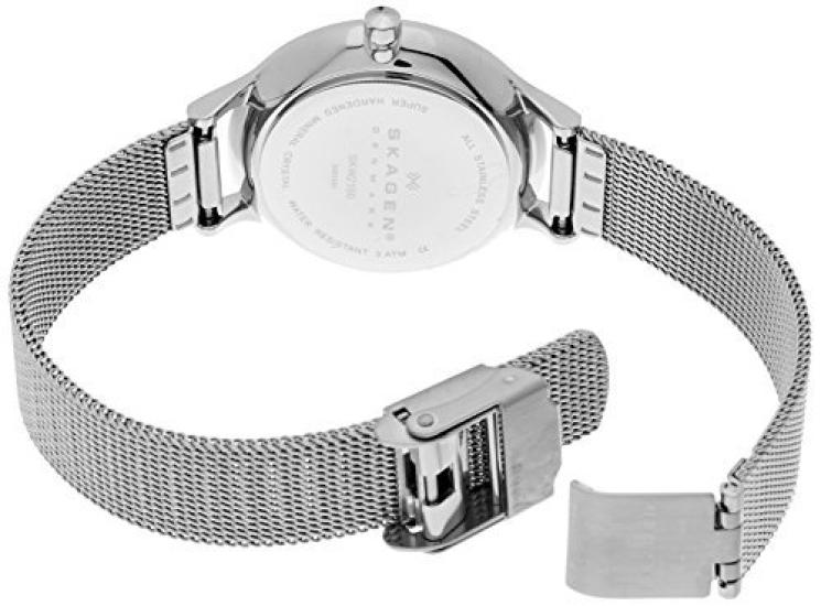 SKAGEN skw2149 Anita Steel Mesh SKW2149 Anita Silver Mesh аналоговые женские серебряные кварцевые часы из нержавеющей стали [Товар]