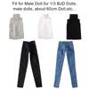 1/3 BJD Dolls Casual Wears Dolls Trousers Doll T-shirt Clothes Shirts Accessories Male Doll Jeans